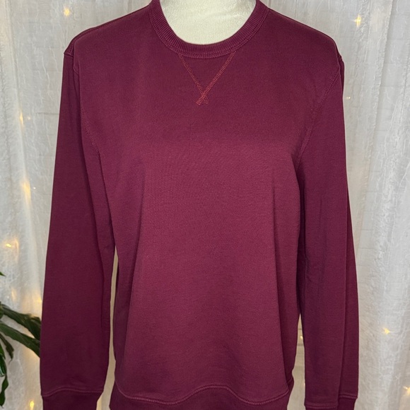 J. Crew Women's Burgundy Sweatshirt - Picture 7 of 7